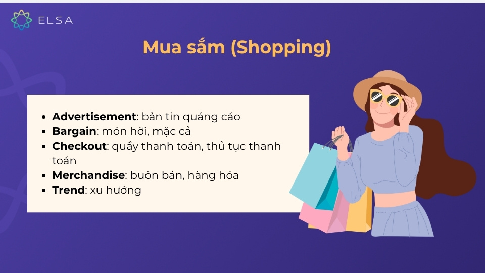 Từ vựng TOEIC về mua sắm