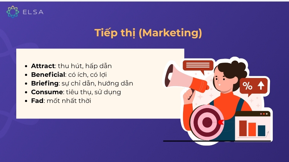 Từ vựng TOEIC về tiếp thị