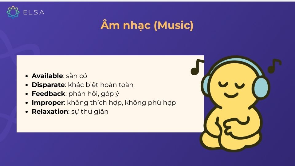 Từ vựng TOEIC về âm nhạc