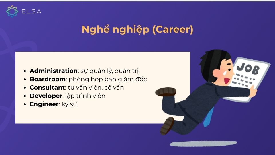 Từ vựng TOEIC về nghề nghiệp