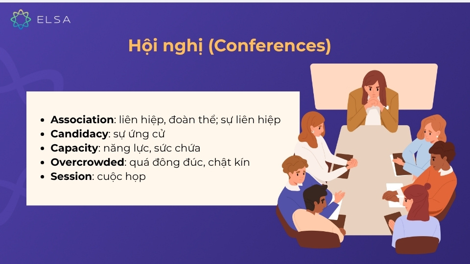 Từ vựng TOEIC về hội nghị
