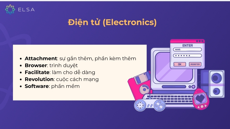 Từ vựng TOEIC về điện tử