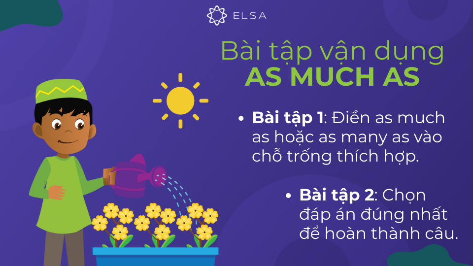 Bài tập vận dụng kiến thức as much as Bài tập vận dụng kiến thức as much as