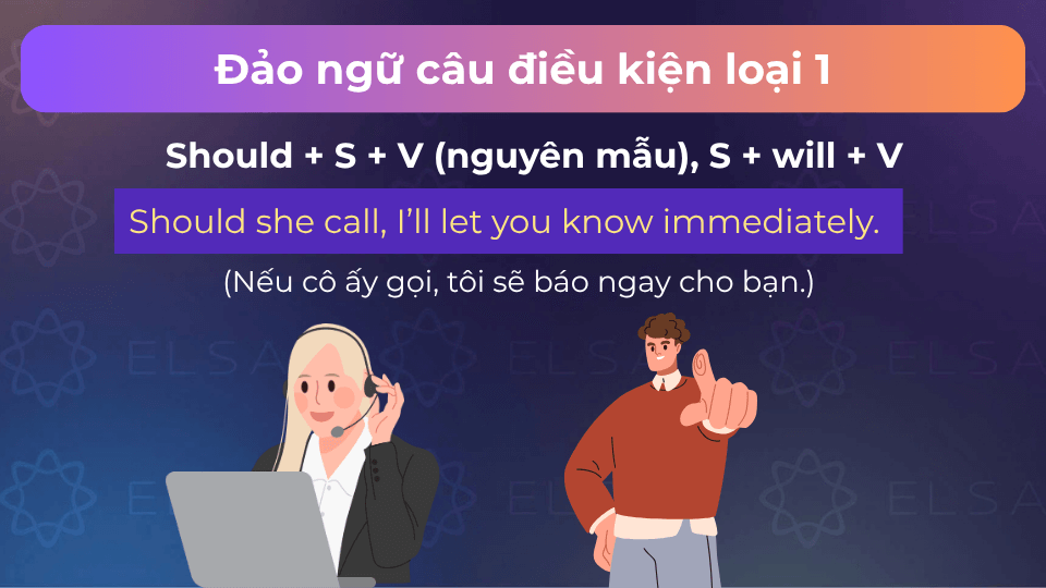 Câu ví dụ đảo ngữ câu điều kiện loại 1