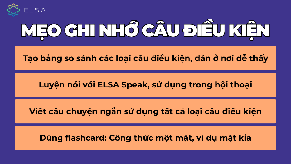 Mẹo nhớ câu điều kiện