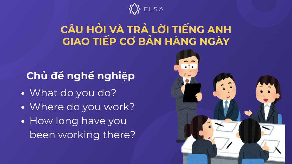 Các câu giao tiếp với chủ đề nghề nghiệp Các câu giao tiếp với chủ đề nghề nghiệp