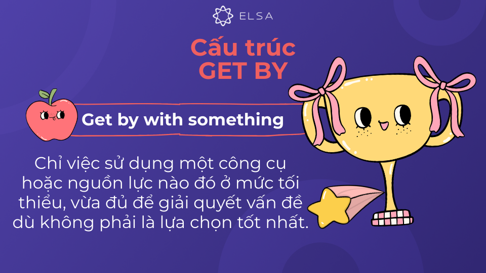 Cấu trúc get by with something Cấu trúc get by with something