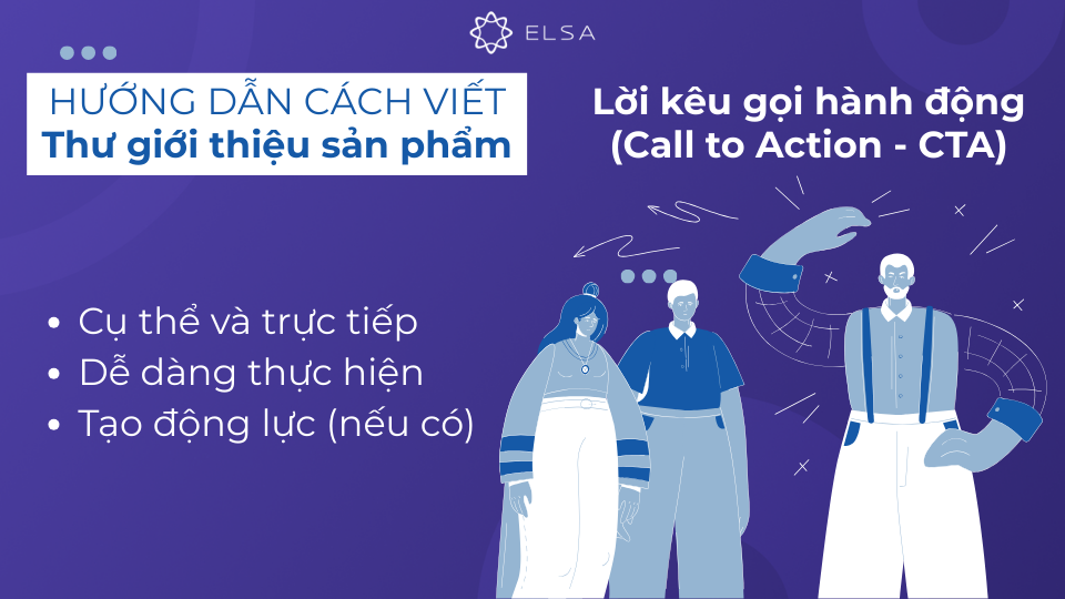 Hướng dẫn cách viết CTA cho thư giới thiệu sản phẩm bằng tiếng Anh