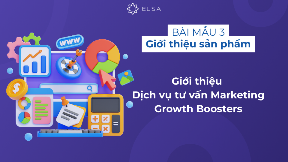 Bài mẫu giới thiệu sản phẩm bằng tiếng Anh số 3