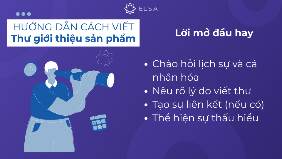 Hướng dẫn cách viết lời mở đầu hay cho thư giới thiệu sản phẩm bằng tiếng Anh