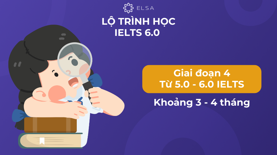 Giai đoạn 4: từ 5.0-6.0 IELTS cần khoảng 3 tháng để học Giai đoạn 4: từ 5.0-6.0 IELTS cần khoảng 3 tháng để học