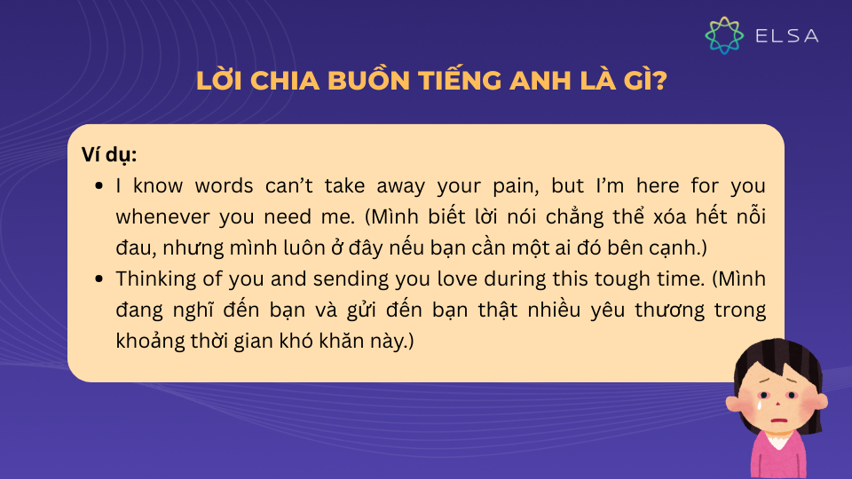 Lời chia buồn tiếng Anh giúp an ủi người thân, bạn bè