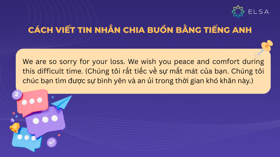 Cách viết tin nhắn chia buồn bằng tiếng Anh