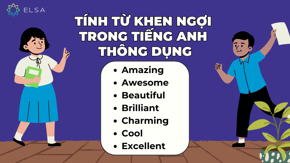 Những tính từ tiếng Anh thường dùng để khen ngợi