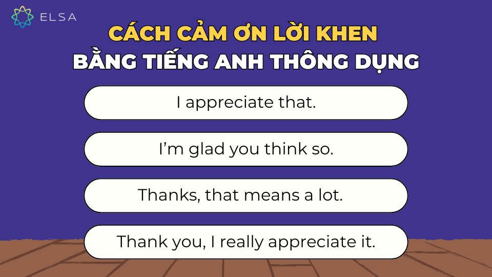 Các cách đáp lại lời khen bằng tiếng Anh thông dụng