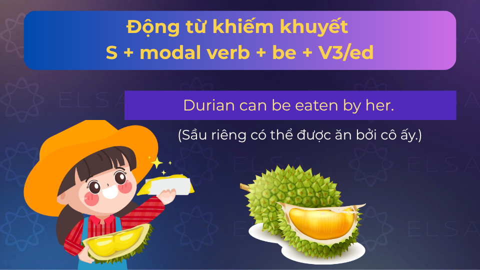Công thức và ví dụ câu bị động động từ khiếm khuyết
