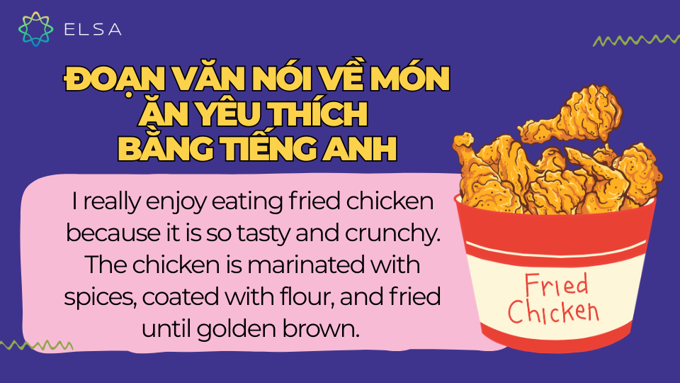 Đoạn văn nói về món gà chiên Đoạn văn nói về món gà chiên