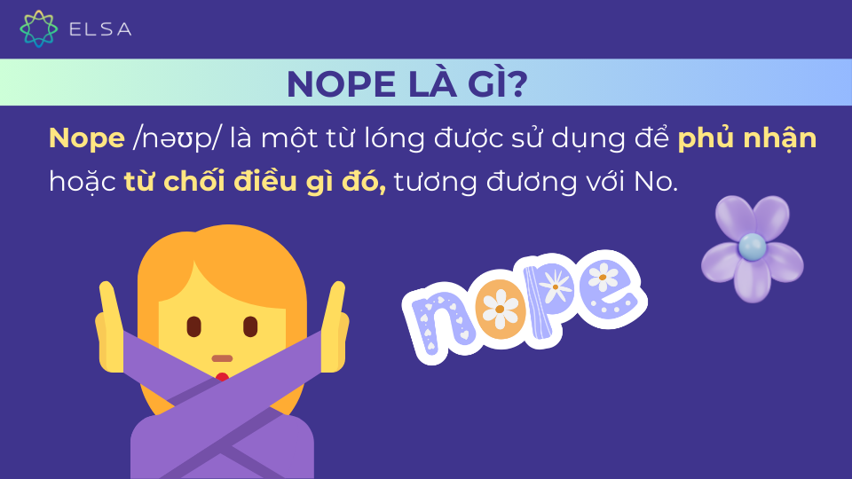 Khái niệm nope Khái niệm nope