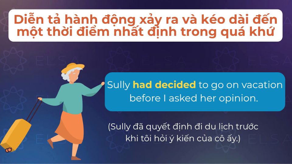 Câu ví dụ quá khá hoàn thành