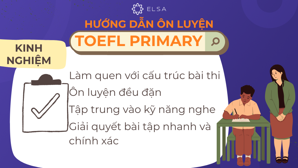 Ôn luyện đều đặn là cách chuẩn bị cho TOEFL Primary tốt nhất