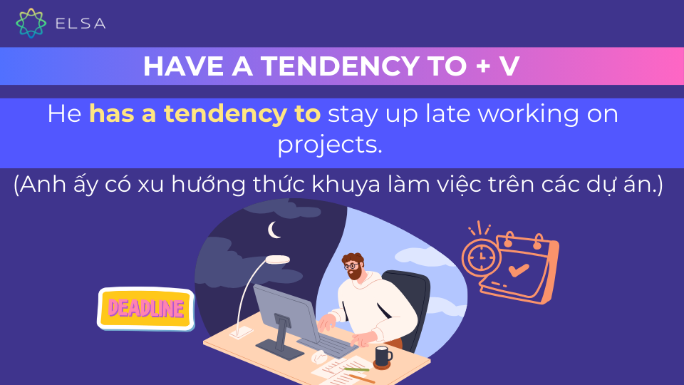 Câu ví dụ have a tendency to Cấu trúc have a tendency to