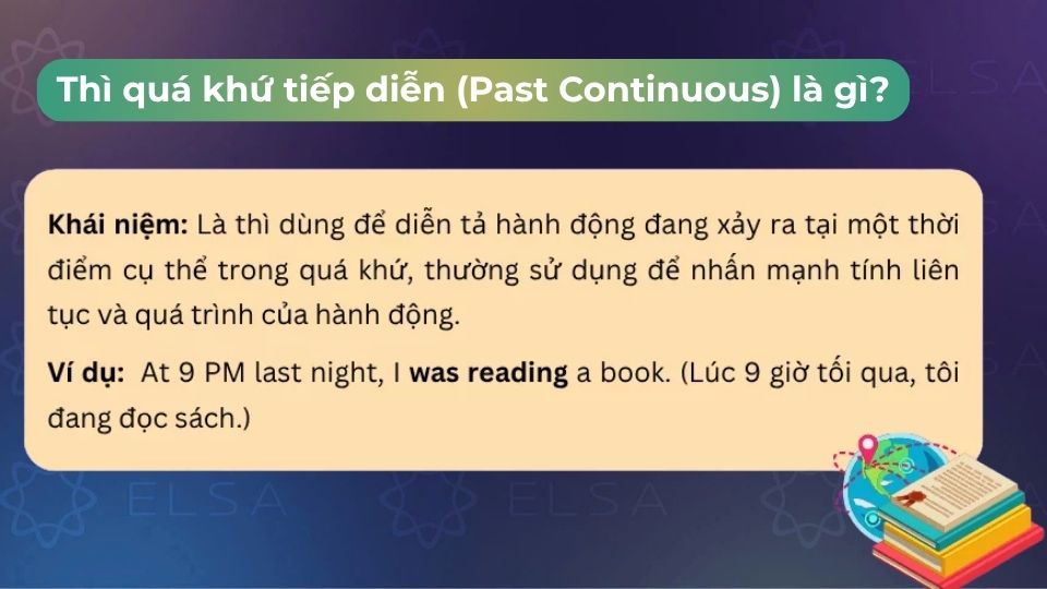Thì quá khứ tiếp diễn là thì phổ biến trong tiếng Anh