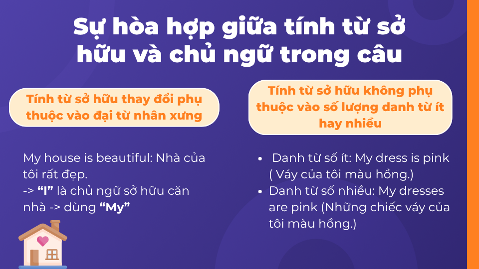 Phân biệt tính từ sở hữu và đại từ sở hữu rõ ràng