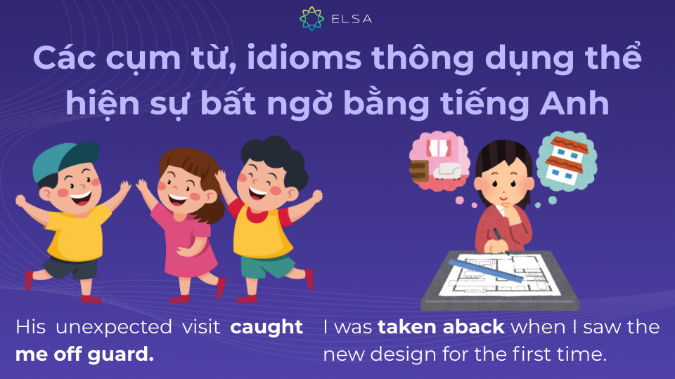 Một số cụm từ, idioms thông dụng thể hiện sự bất ngờ bằng tiếng Anh Một số cụm từ, idioms thông dụng thể hiện sự bất ngờ bằng tiếng Anh