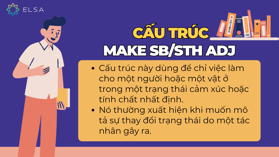 Make sb/sth adj Make sb/sth adj