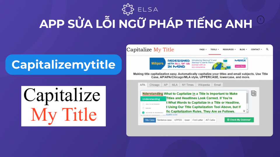 Capitalizemytitle.com chuyên giúp bạn sửa lỗi về cách viết hoa trong tiêu đề bài viết Capitalizemytitle.com chuyên giúp bạn sửa lỗi về cách viết hoa trong tiêu đề bài viết