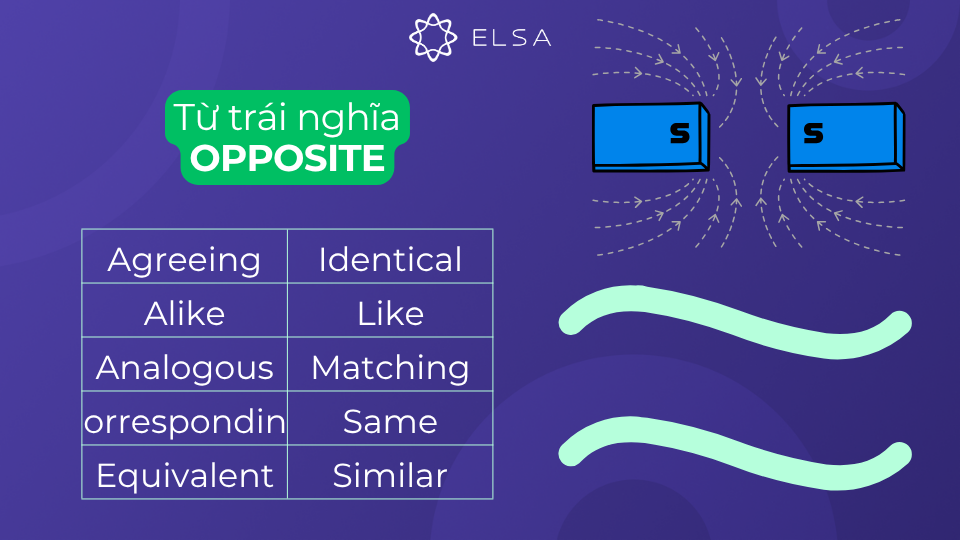 Từ trái nghĩa opposite Từ trái nghĩa opposite
