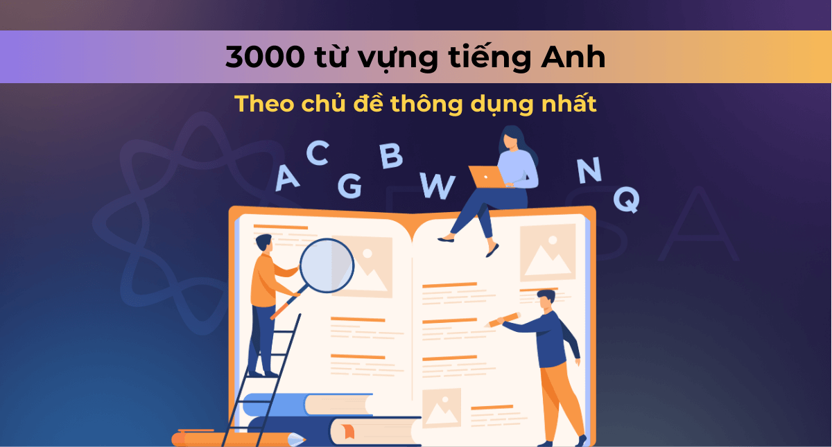 3000 từ vựng tiếng Anh theo chủ đề thông dụng nhất