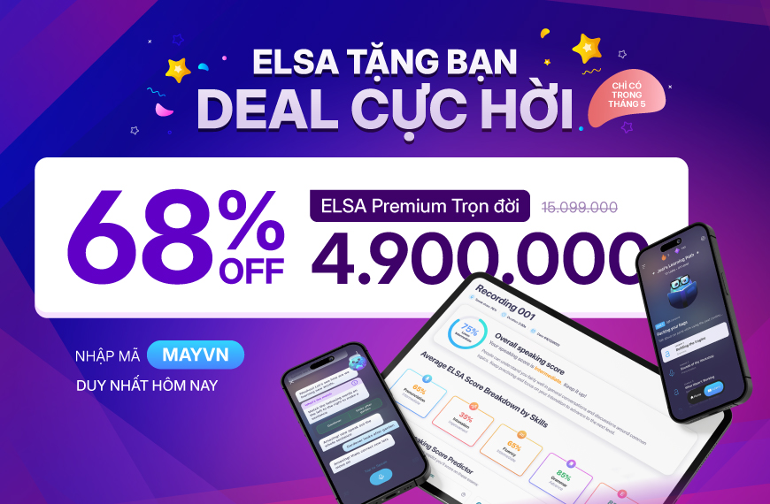 ELSA Premium Trọn Đời