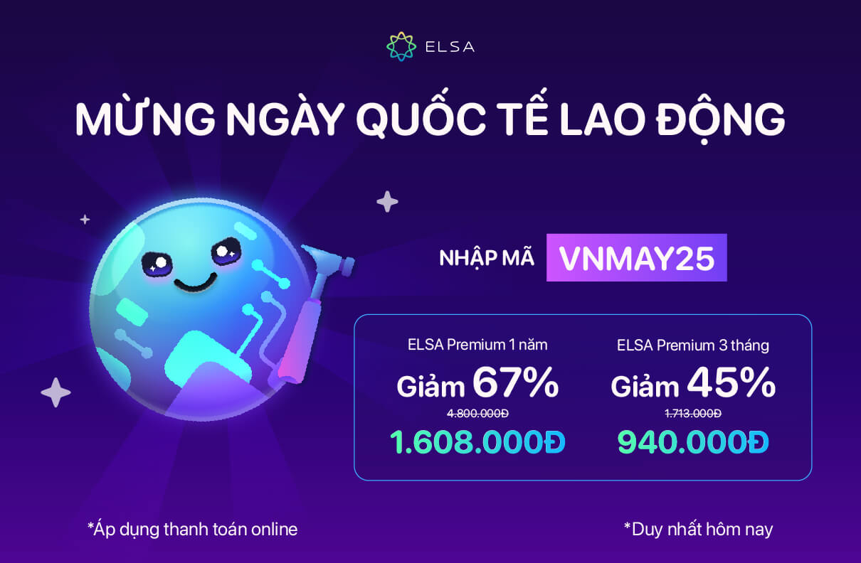 ELSA Premium 3 tháng