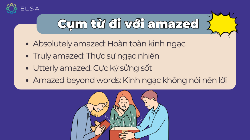 Absolutely amazed là cụm từ đi với amazed Absolutely amazed là cụm từ đi với amazed