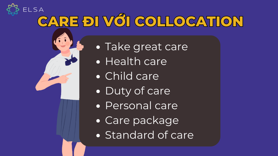 Các idiom phổ biến thường gặp với care Các idiom phổ biến thường gặp với care