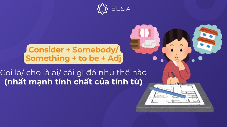 Cấu trúc Consider + Somebody/Something + to be + Adj Cấu trúc Consider + Somebody/Something + to be + Adj