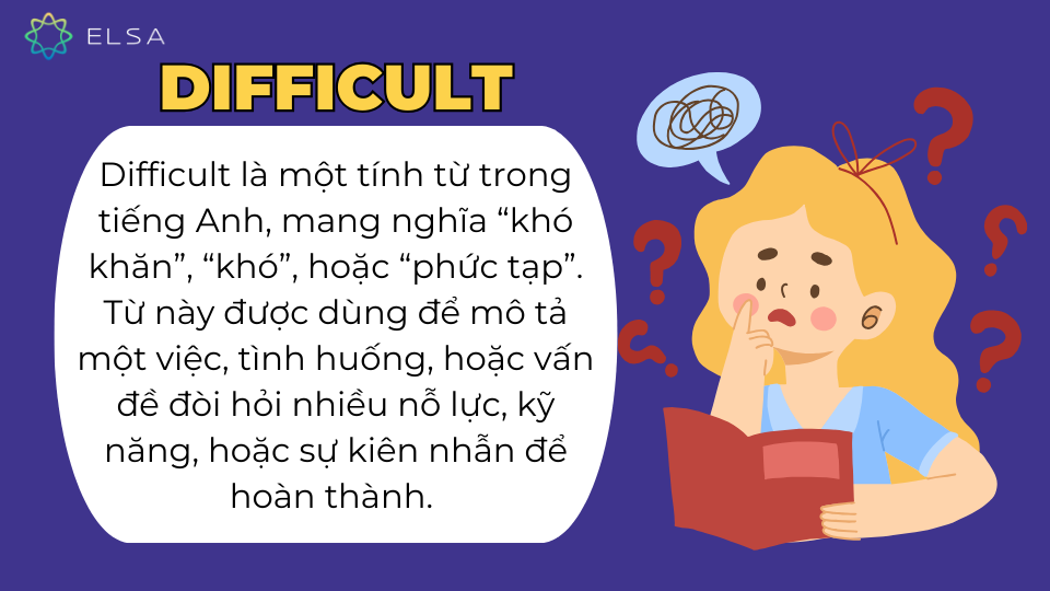 Định nghĩa của từ difficult Định nghĩa của từ difficult