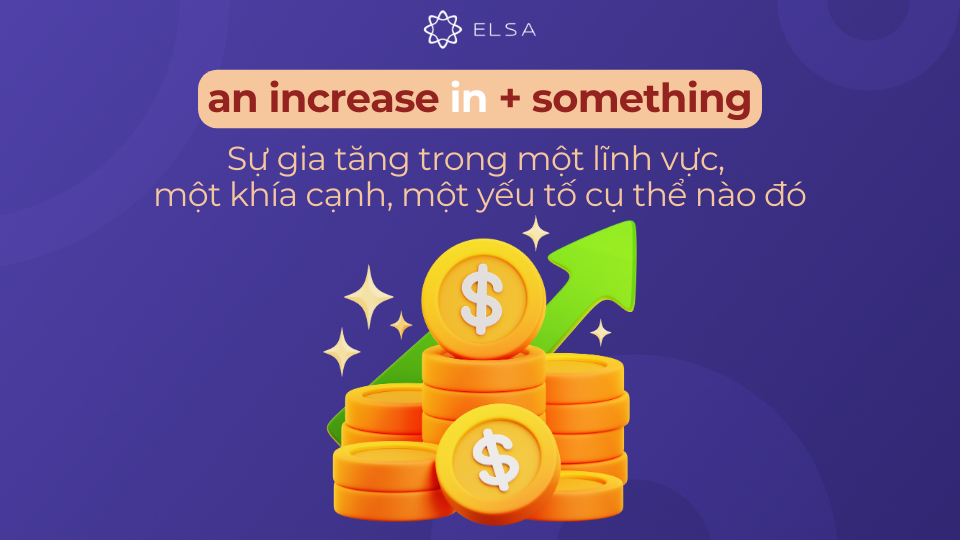 Cấu trúc increase + in Cấu trúc increase + in
