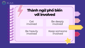 Involved đi với giới từ gì? Involve to V hay Ving? Cách dùng