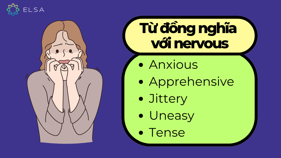 Từ đồng nghĩa với nervous Từ đồng nghĩa với nervous