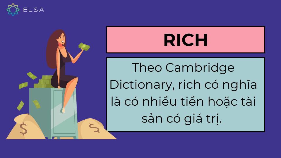 Khái niệm của tính từ rich Khái niệm của tính từ rich