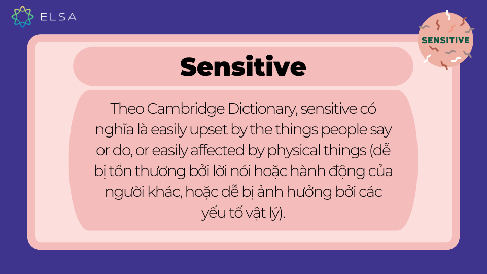 Sensitive là gì? Sensitive là gì?