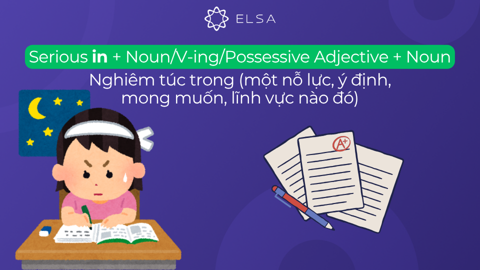 Cấu trúc serious + in Cấu trúc serious + in