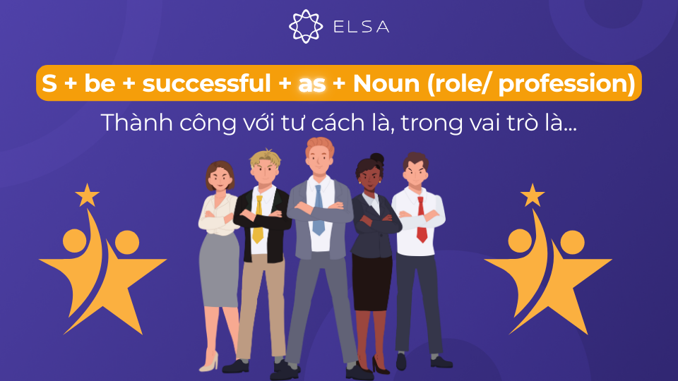 Cấu trúc successful đi với as Cấu trúc successful đi với as