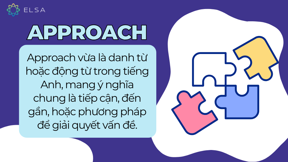 Khái niệm của approach trong tiếng Anh Khái niệm của approach trong tiếng Anh