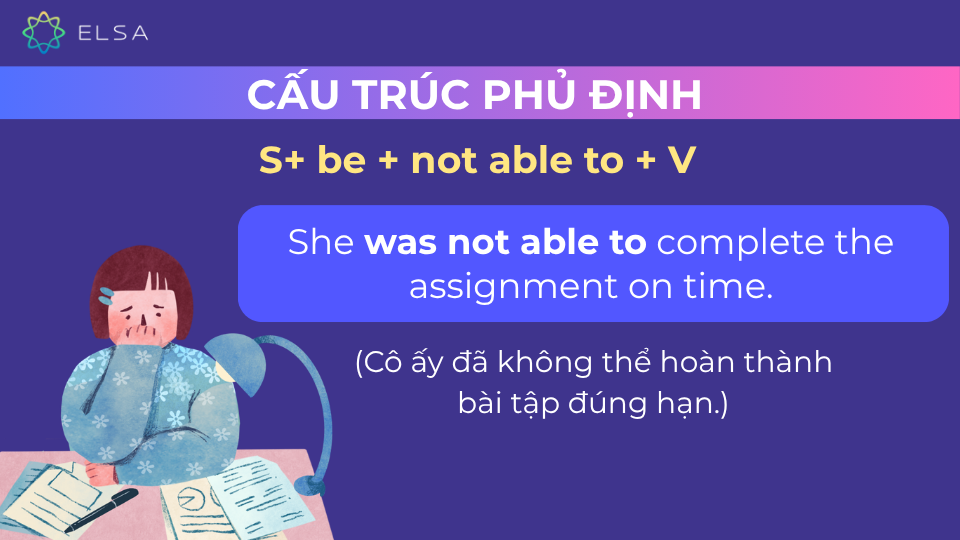 Câu ví dụ cấu trúc phủ định be able to Câu ví dụ cấu trúc phủ định be able to