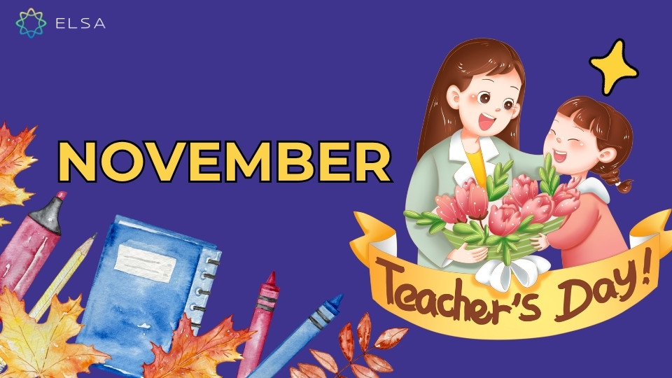 Tháng 11 tiếng Anh Tháng 11 tiếng Anh