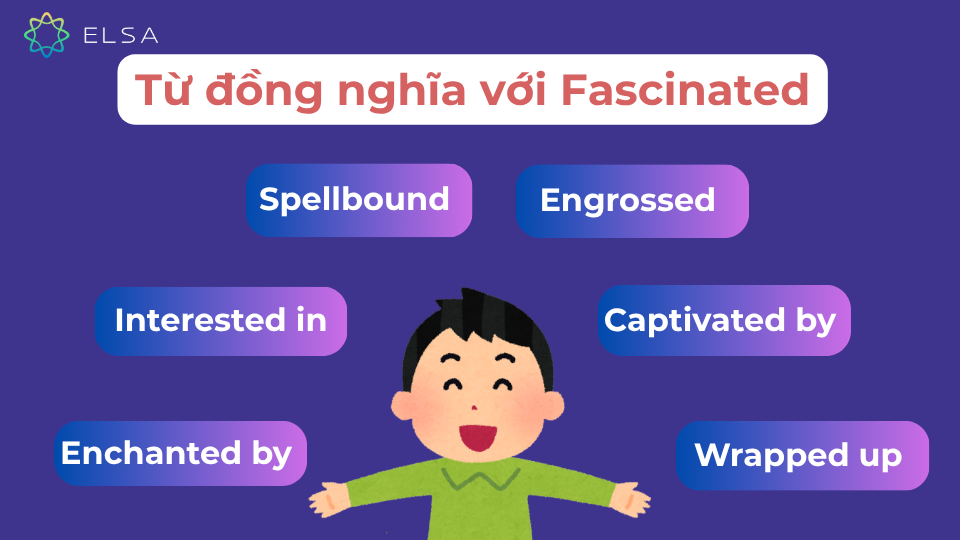 Một số từ đồng nghĩa với fascinated