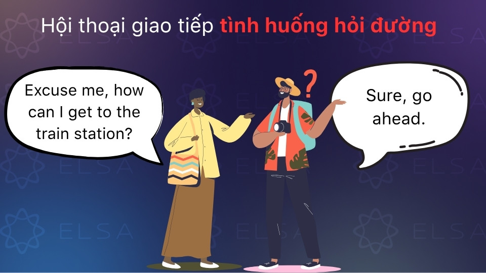 Mẫu hội thoại tình huống hỏi đường Mẫu hội thoại tình huống hỏi đường